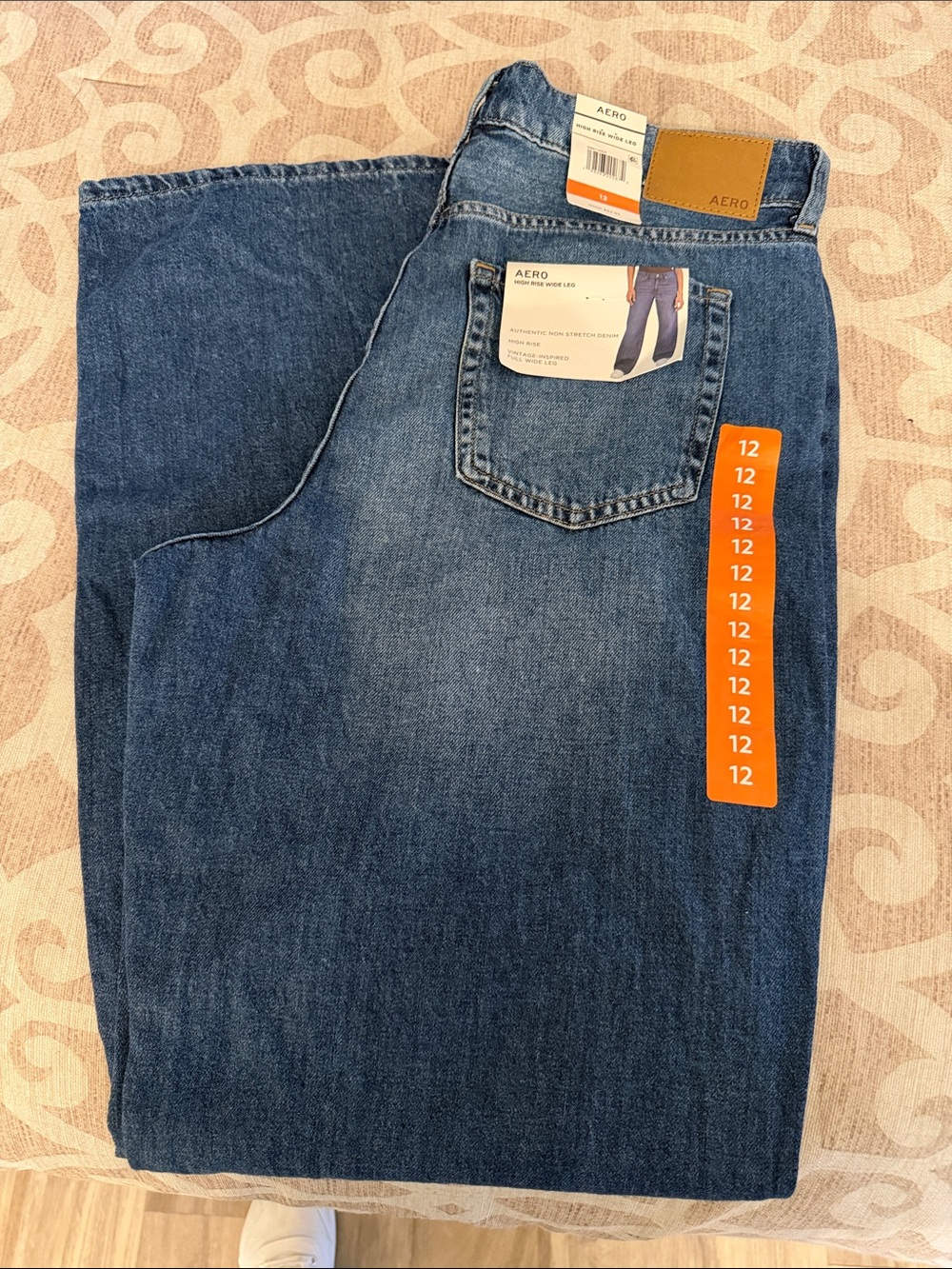 NWT AEROPOSTALE high rise, wide leg women’s denim size 12